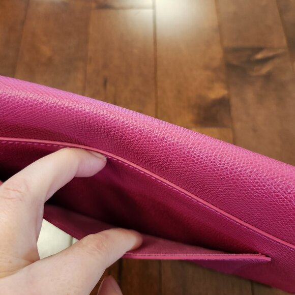 Couronne Kuron hot pink clutch bag - Picture 4 of 15